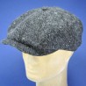 Casquette irlandaise en laine STETSON : couleur - anthracite 15, taille - S-(55-56 cm)