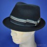 Chapeau Trilby : couleur - noir, taille - 57cm