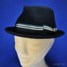 Chapeau PORK PIE noir femmes : couleur - noir, Mixte - Homme et Femme, taille - M.56.57cm