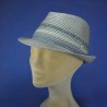 Chapeau paille Flechet trilby : couleur - camel , taille - S.54.55cm