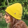 Bonnet régate fabrication FRANCAISE : couleur - jaune, Mixte - Homme et Femme, taille - élastiqué de 54 cm à 59 cm