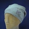 Bonnet acrylique ramoneur gris femme : couleur - gris, taille - 54cm à 60cm