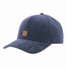 Casquette velours bleu homme : couleur - bleue, Mixte - Homme et Femme, Taille Réglable -  de 54cm à 61 cm