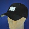 Casquette baseball coton noir : couleur - noir, Mixte - Homme et Femme, Taille Réglable - de 55 à 60cm