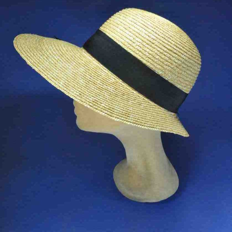 Casquette paille femme - Achat chapeau paille cousue - Chapeau plage
