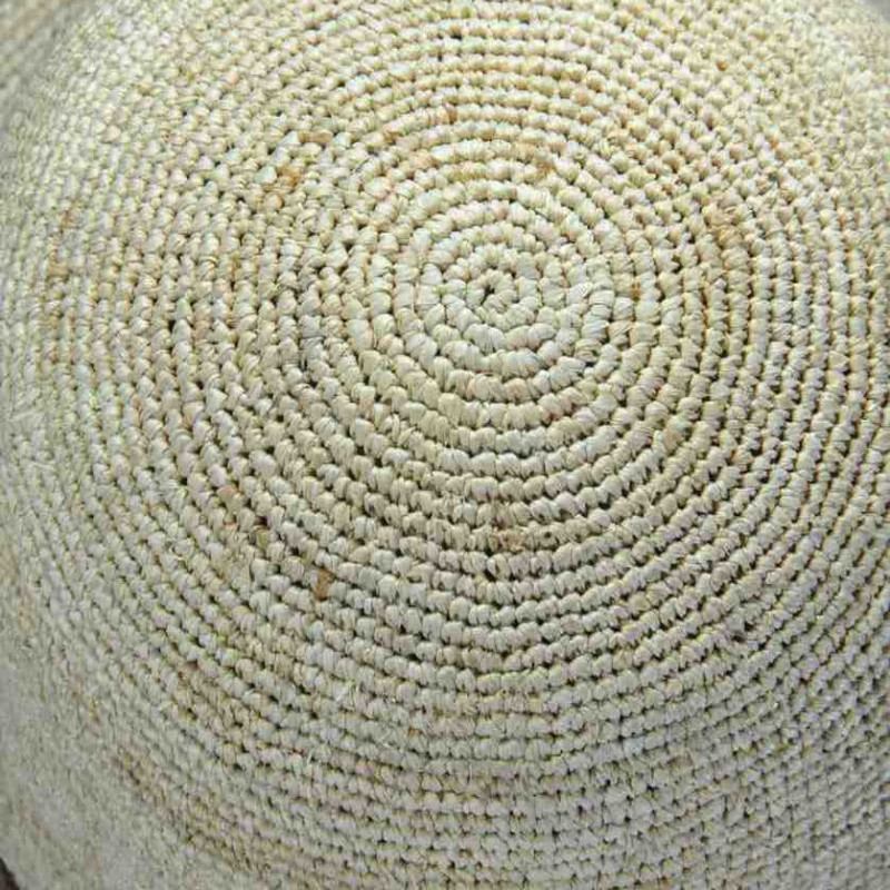 Capeline Noire Paille De Papier Grands Bords | Chapeau été Pour Femme