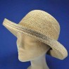 Chapeau de paille raphia : couleur - naturel 42, taille - M.56.57cm