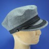 Casquette marin homme grise : couleur - gris, taille - 57cm