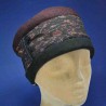 toque fashion : couleur - anthracite 15, taille - 55 cm à 57 cm