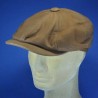 Casquette Irlandaise en cuir d'agneau : couleur - marron 0, taille - M.56.57cm