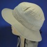 chapeau anti UV cache nuque homme et femme : couleur - beige, Taille Réglable - de 57cm à 58cm par lacet