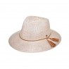 Chapeau anti UV femme roulable : couleur - sable, Mixte - Homme et Femme, Taille Réglable - par lacet de 55 à 60cm