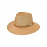 Chapeau traveler camel  anti UV  femme homme : couleur - camel-, Mixte - Homme et Femme, Taille Réglable - par lacet de 54cm à 58cm