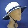 Chapeau moyen bord anti UV homme et femme : couleur - blanc, Mixte - Homme et Femme, taille - 55/57cm