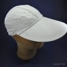 Casquette longue visiére homme anti U-V : couleur - blanc, Mixte - Homme et Femme, taille - L.XL 58 à 62cm