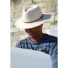 Chapeau haute protection solaire anti UV mixte : couleur - Ivoire, Mixte - Homme et Femme, Taille Réglable - par lacet de 54cm à 58cm