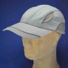 Casquette ANTI-UV avec aération : couleur - gris, Mixte - Homme et Femme, Taille Réglable - de 55 à 60cm