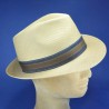 Chapeau Panama trilby stone homme et femme : couleur - 47, Mixte - Homme et Femme, taille - XL-(61-62 cm)