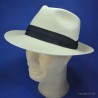 Chapeau Panama STETSON MONTECRISTI :  garniture - noir, couleur - naturel 42, Mixte - Homme et Femme, taille - 56cm