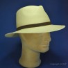 Chapeau panama australien authentique : couleur - naturel 42, Mixte - Homme et Femme, taille - M-(57-58 cm)