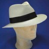 Chapeau Panama homme :  garniture - noir, couleur - naturel 42, Mixte - Homme et Femme, taille - S-(55-56 cm)