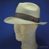 Chapeau Panama hommes :  garniture - beige, couleur - naturel 42, Mixte - Homme et Femme, taille - XL-(61-62 cm)