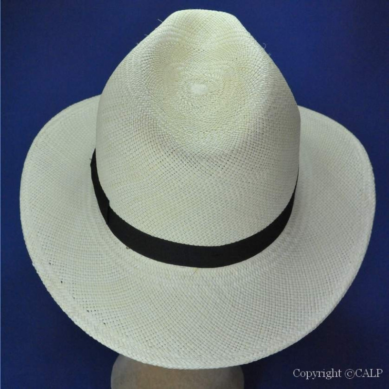 Véritable Chapeau Panama-chapeau En Paille Panama Blanchi Pour Homme