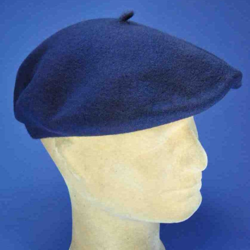 Béret Pentagon Marine Bleu – 62% Laine Australienne – Classique Français – Taille Unique