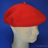 béret  rouge hommes Ø 27.90 cm : couleur - rouge, diametre du plateau - 27,90cm.12", Mixte - Homme et Femme, taille - 55 à 60cm