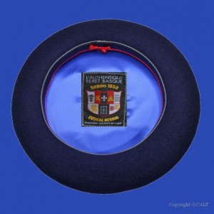 béret basque bleu marine homme Ø 29.10 cm