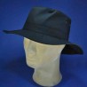 chapeau de pluie noir imperméable sympatex grand bord : couleur - noir, taille - 57cm