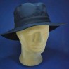 chapeau de pluie bleu imperméable sympatex grand bord : couleur - bleu marine , taille - 59cm