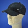 casquette baseball micro fibre : couleur - noir, Mixte - Homme et Femme, taille - Xl.60.61cm