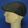 casquette en cuir noir : couleur - noir, taille - Xl.60.61cm