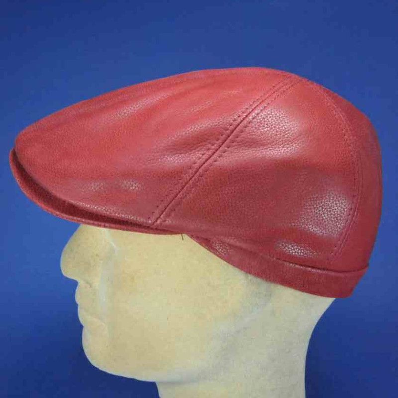 Béret Homme En Simili Cuir (PU) - Style Vintage Britannique - Taille Réglable 56-59cm - Neuf Avec étiquettes