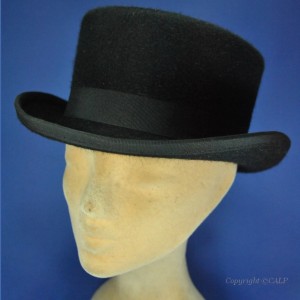 chapeau de dressage noir