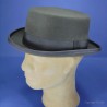 Chapeau Postillon : couleur - taupe, taille - 62cm