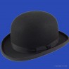 chapeau melon feutre : couleur - noir, taille - 54cm