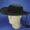 Chapeau Breton authentique :  garniture - noir, couleur - noir, taille - 54cm