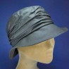 Chapeau de pluie imperméable anthracite femme : couleur - anthracite 15, taille - 57cm