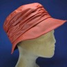 Chapeau de pluie imperméable rouille femme : couleur - rouille, taille - 59cm