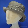 chapeau cloche imperméable : couleur - beige, taille - 57cm