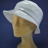 Chapeau de pluie blanc pour femmes : couleur - blanc, taille - 55cm