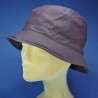 Chapeau de pluie imperméable 1er prix : couleur - prune, Taille Réglable - de 54 à 58cm