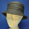 chapeau de pluie femme enduit marron : couleur - marron 0, taille - 59cm