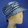 Chapeau de pluie original femmes : couleur - bleue, taille - 57cm