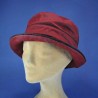 chapeau de pluie rouge femme : couleur - hermes 50, taille - 57cm