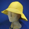 Chapeau de pluie suroit : couleur - jaune, taille - 57cm