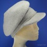 Casquette gavroche fashion femme : couleur - beige, taille - Elastiqué 54 à 57cm