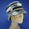 Chapeau laine femme : couleur - anthracite 15, taille - Elastiqué 54 à 57cm